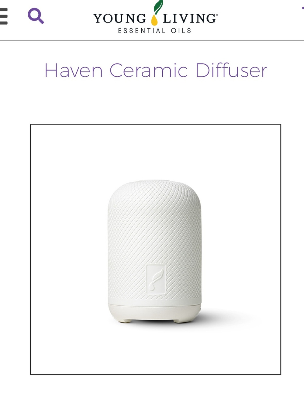 YL Haven Ceramic Diffuser